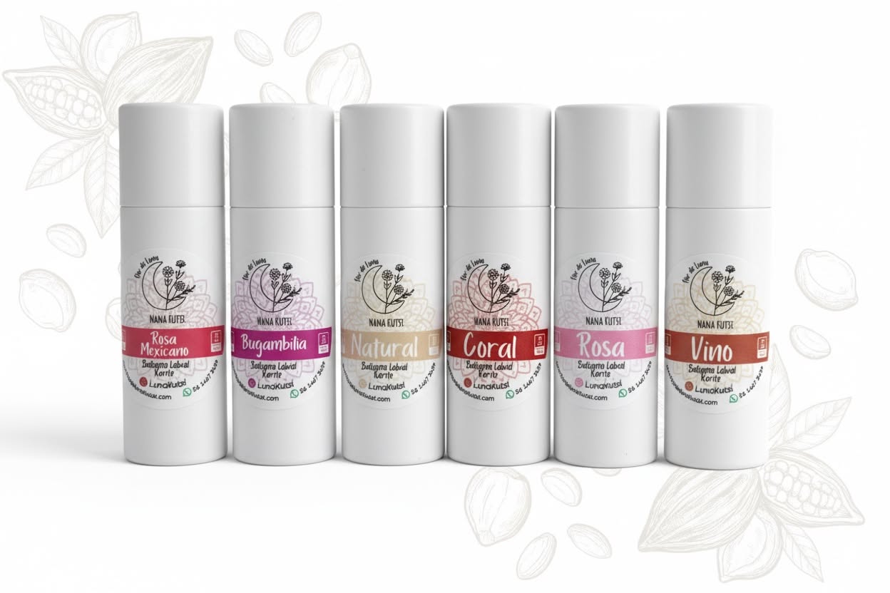 Bálsamo labial multi usos ingredientes naturales12 gr