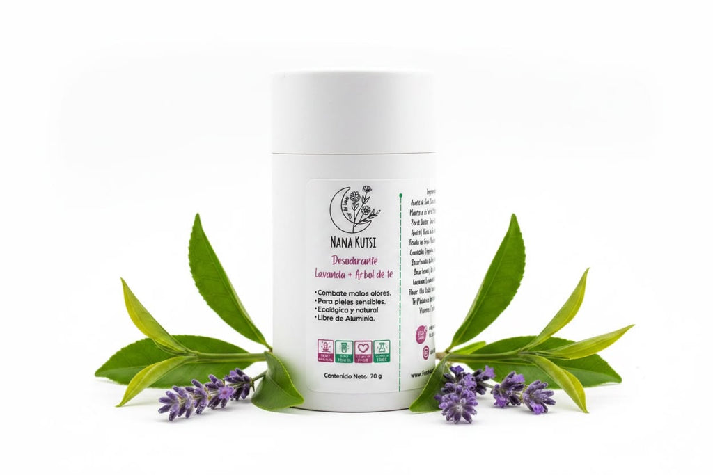 Desodorante con lavanda y tea tree 70 gr.