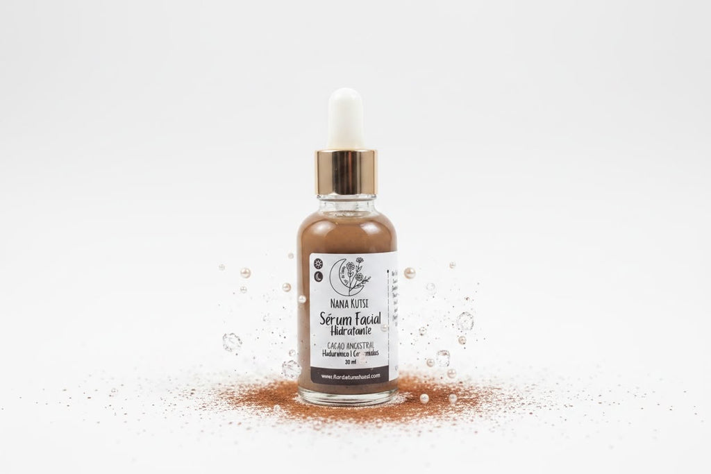 Sérum facial anti edad hidratante. A. hialuronico, cacao, ceramidas. 30 ml