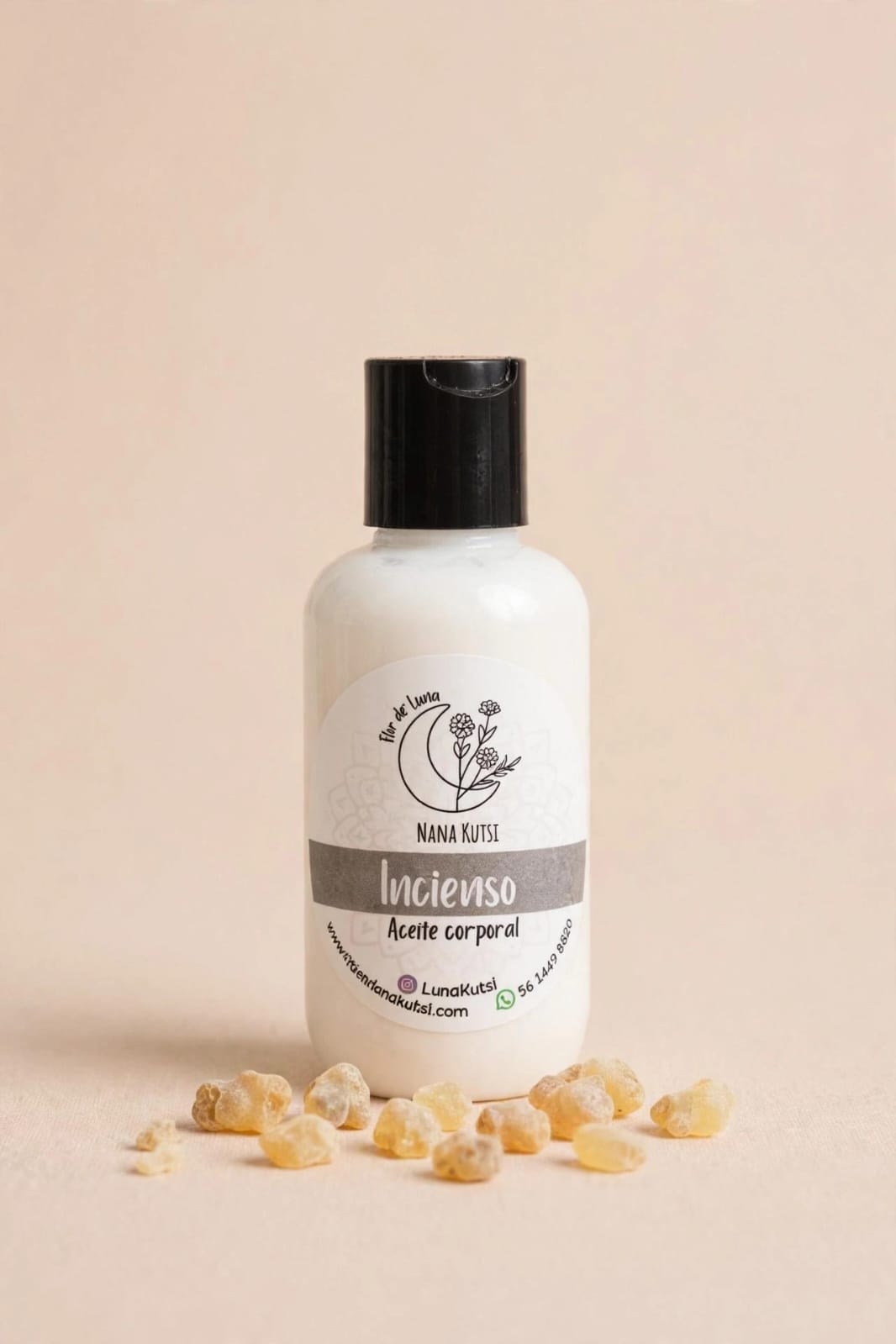Aceite corporal de Incienso, caléndula y semilla de uva 125 ml.