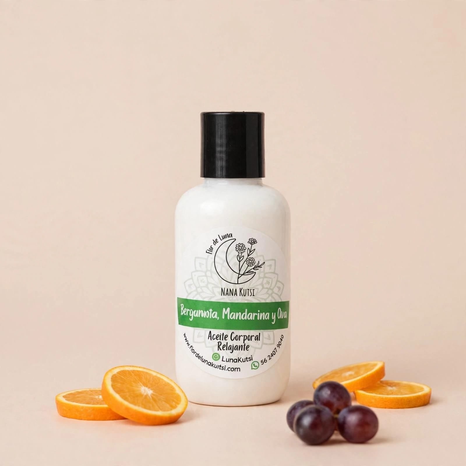 Aceite corporal de Bergamota, mandarina, manzanilla y almendras 125 ml