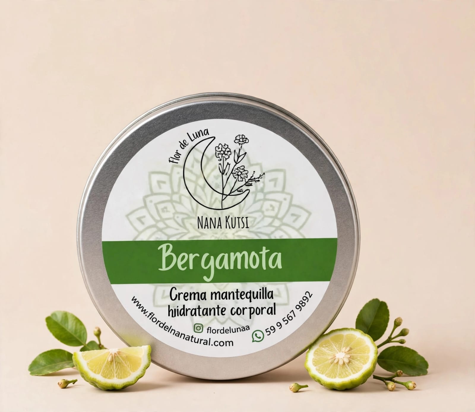 Mantequilla corporal de Bergamota, karité y verbena. 250 gr