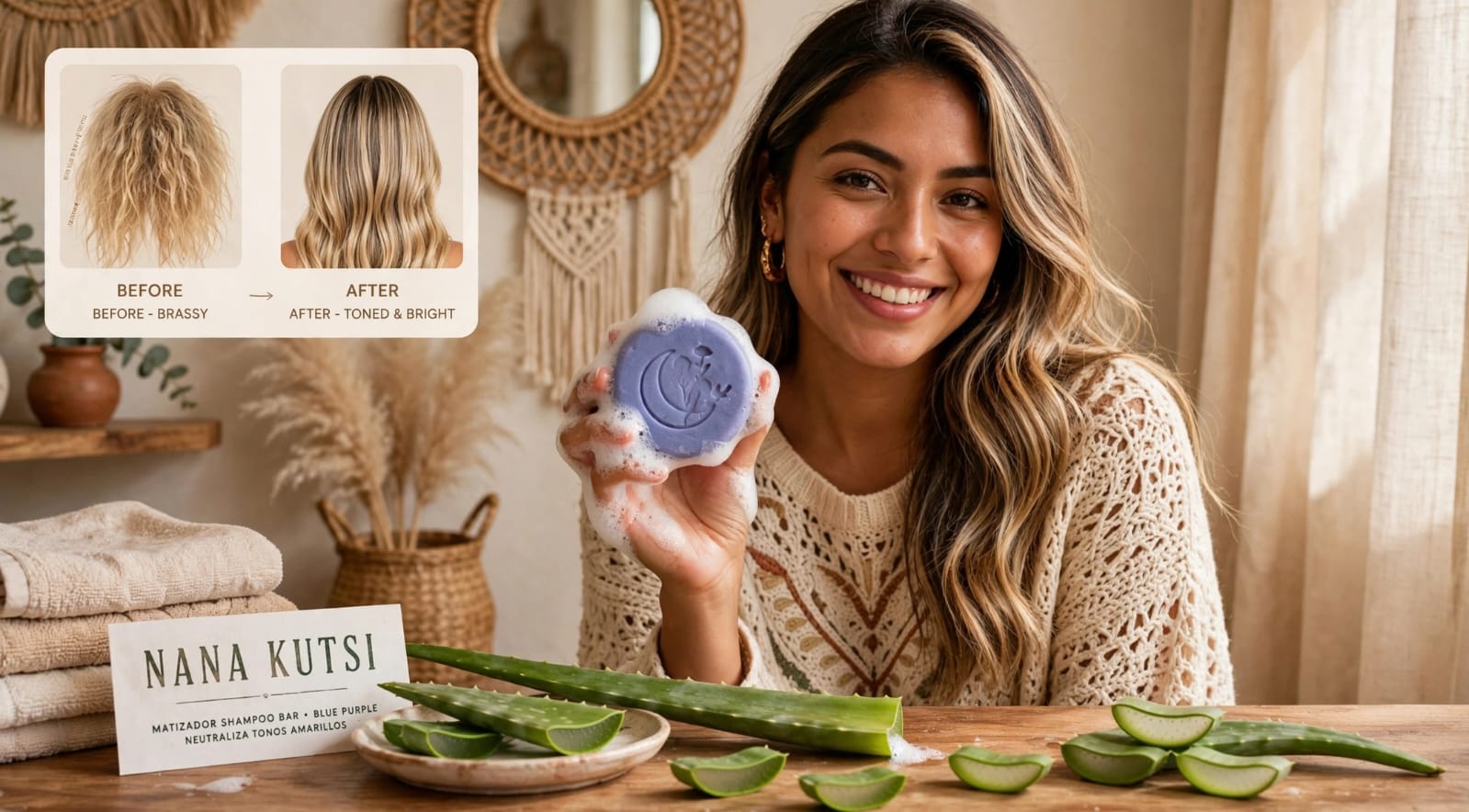 Shampoo sólido Matizador 100 gr