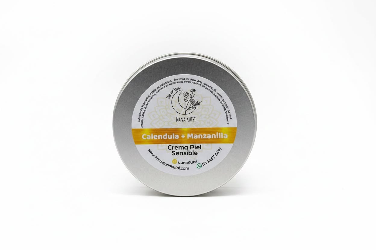 Crema corporal para piel sensible manzanilla y caléndula 250 gr