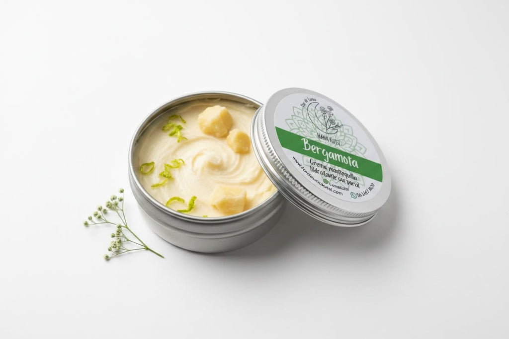 Mantequilla corporal de bergamota, karite, verbena. 250 gr