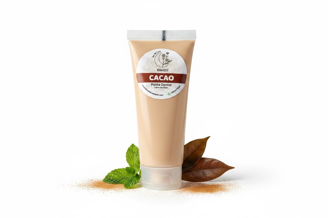 Pasta dental con cacao y jengibre. 50 gr.