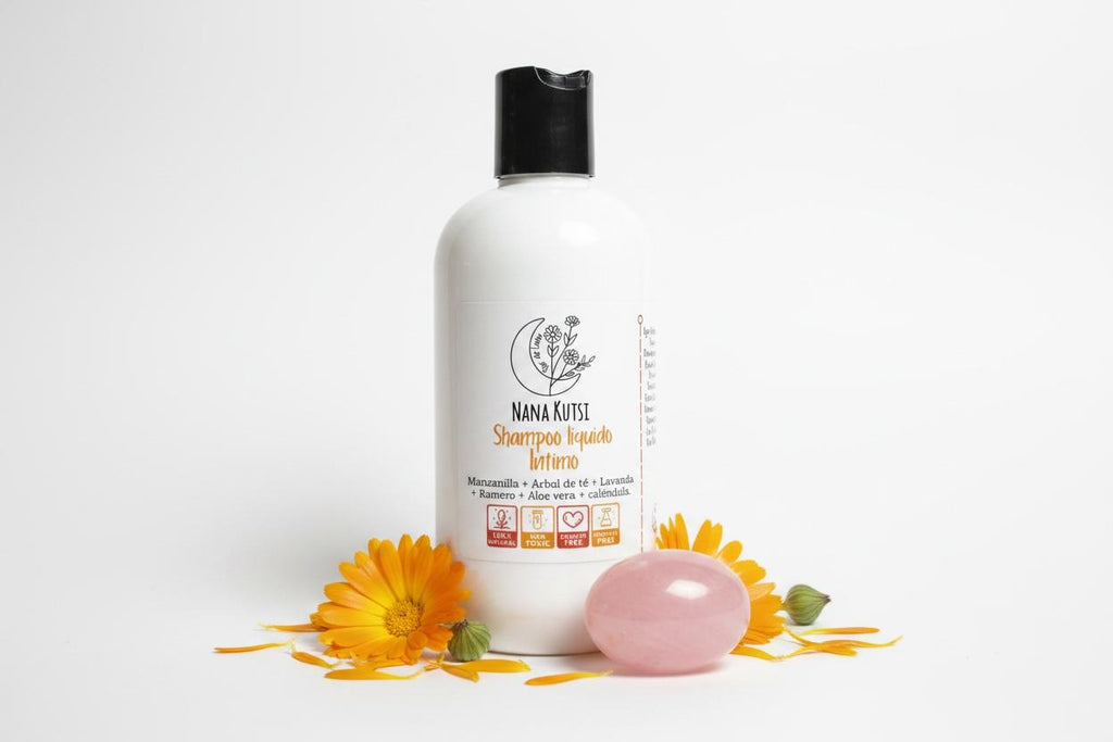 Shampoo intimo con  miel, árbol de té y caléndula  125 ml